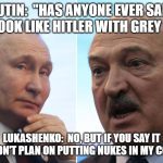 Putin Putting Nukes in Belarus?