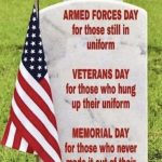 Memorial Day is NOT Veterans Day